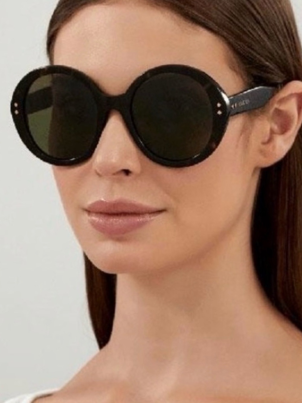 Gucci Round Black Sunglasses